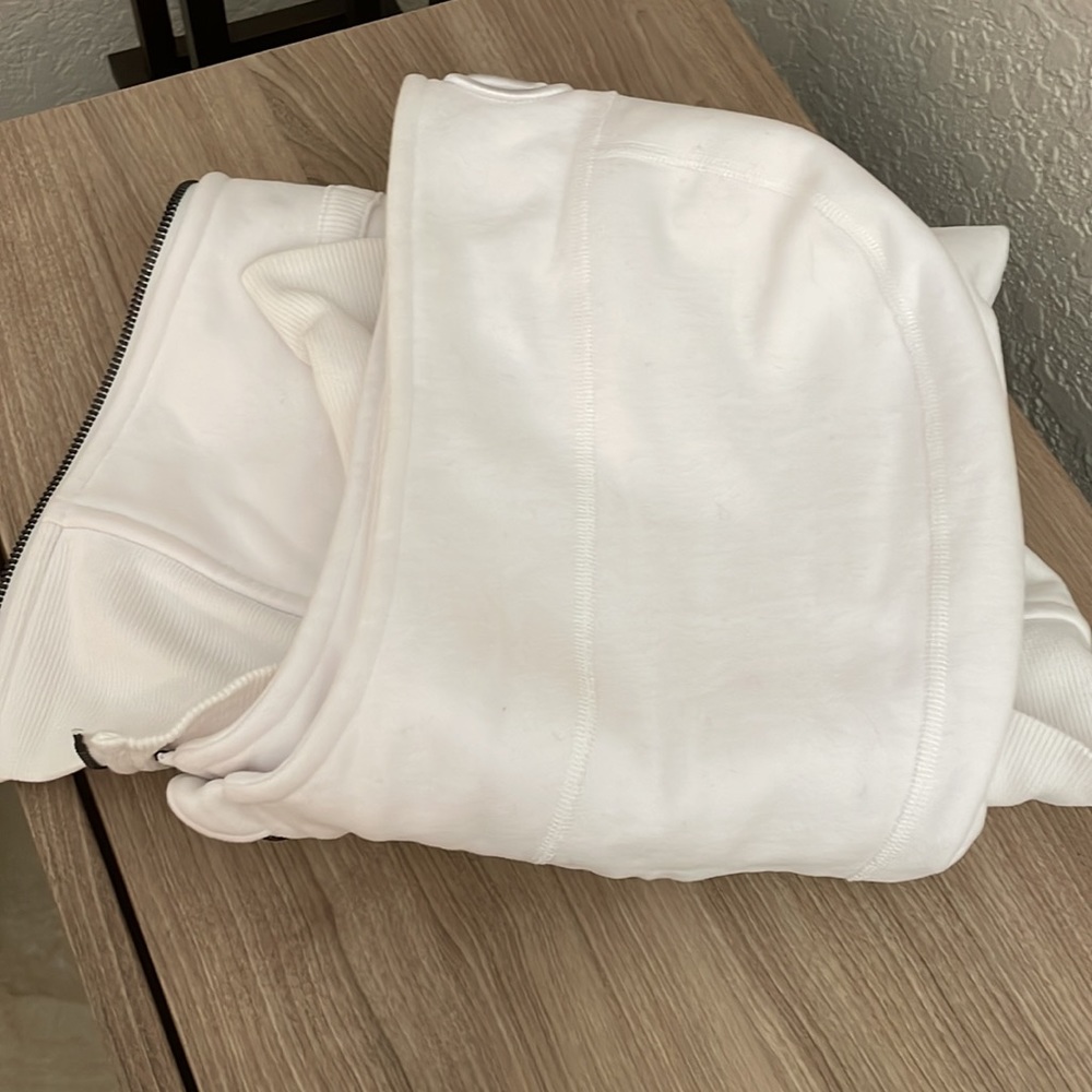 Lululemon Original Scuba Hoodie White Size 2